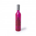 Tire bouchon bouteille rose avec marque page et autocollant communion fille