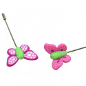 Broche personnalisée en forme de papillon avec carte