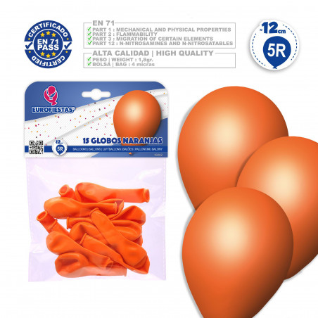 Ballons 5r 15 orange