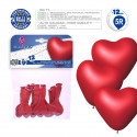 Ballons 5r 12 coeur rouge