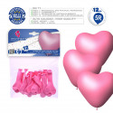 Ballons 5r 12 coeur rose