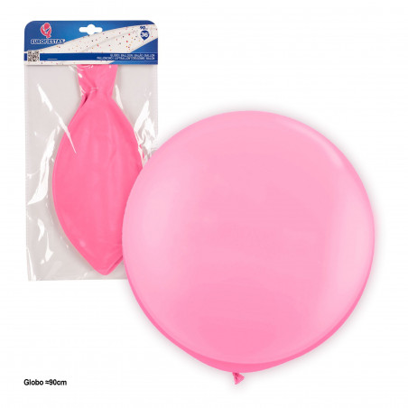 Ballon géant en latex rose