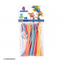 Ballons modelables 12 couleurs pastel macaron