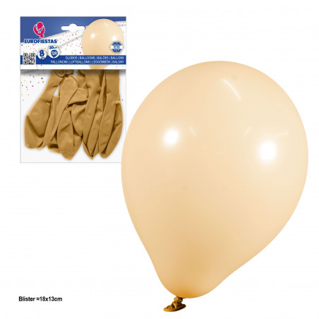 Ballons 12r 2 8g 8pcs peau rétro