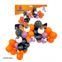 Nuage de ballons Halloween 61 pcs yeux