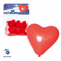 Ballons rouges en forme de cœur, 30 pièces