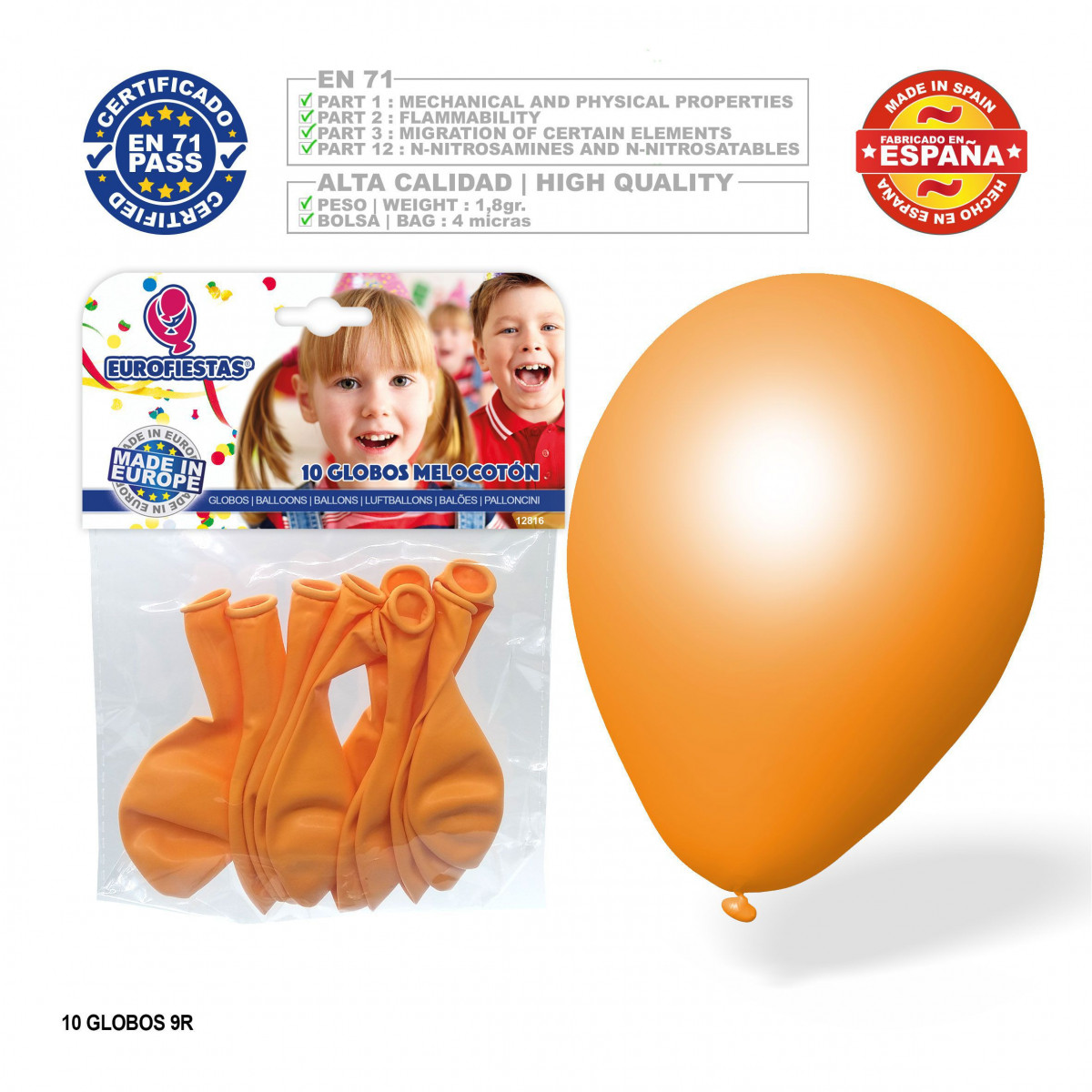Ballon pêche 9r 10 unités