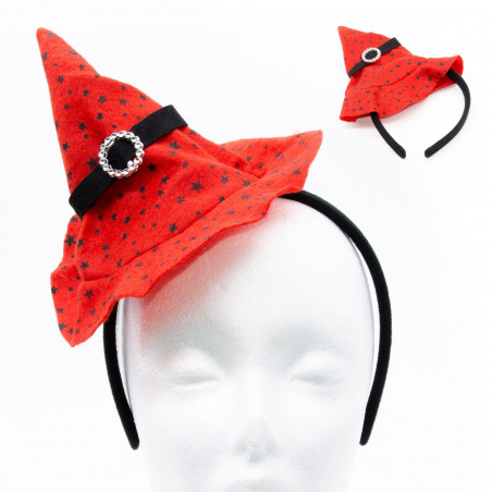 Chapeau de sorcière en peluche
