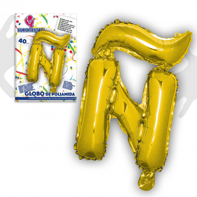 Ballons en aluminium de 40 cm. or