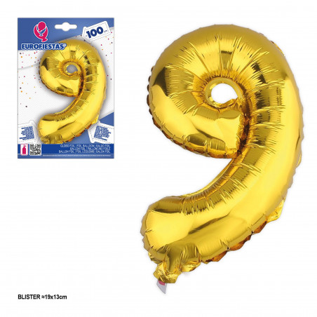 Ballons aluminium 1m 9 dorés