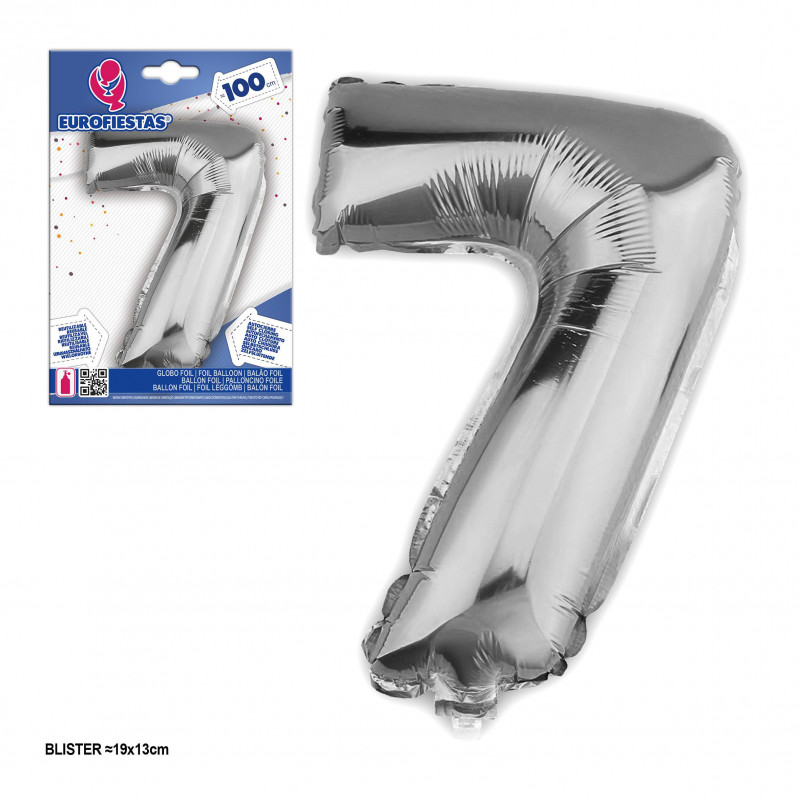 Ballons en foil 1m 7 argent