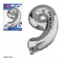 Ballons en foil 1m 9 argent