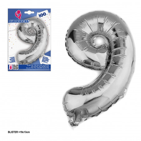 Ballons en foil 1m 9 argent