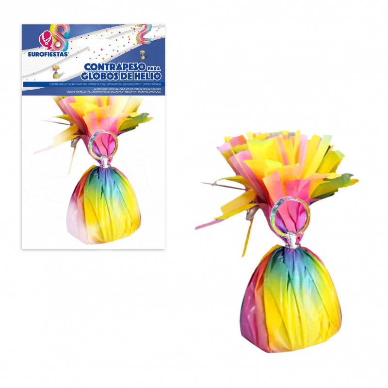 Contrepoids multicolores pastel