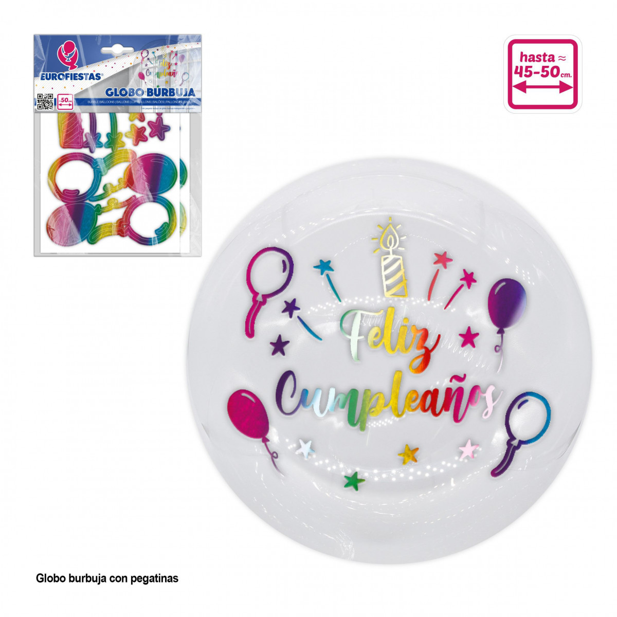 Balloons autocollants bulle joyeux anniversaire ballons tons
