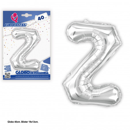 Ballons aluminium 40cm argent brillant z