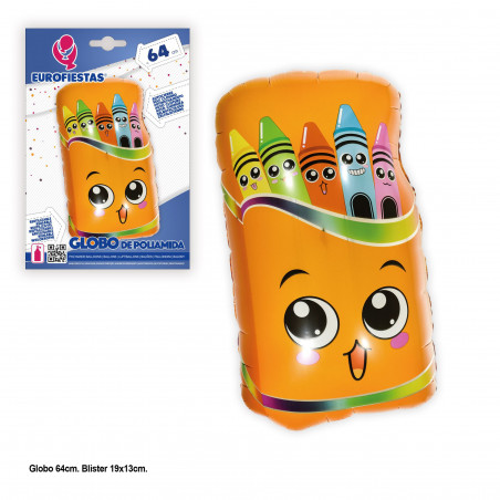 Globo foil étui scolaire 64cm