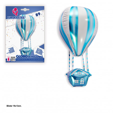 Ballon aluminium 90cm ballon chaud bleu