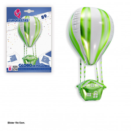 Ballon aluminium 90cm ballon chaud vert
