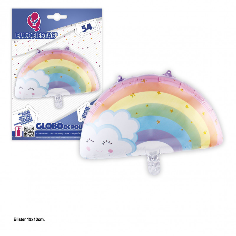 Ballon en foil arc-en-ciel 54 cm