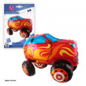 Gobelet de foil voiture debout 64 cm rouge