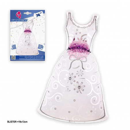 Ballon en aluminium pour robe de mariée de 74 cm