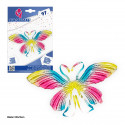 Ballon aluminium ailes de papillon 97 cm nuances