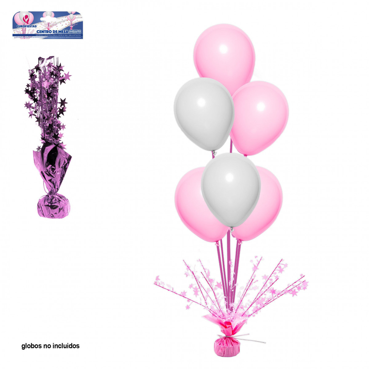 Centre de table rose tige rose