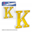 Lettre LED 16cm or k