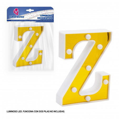 Lettre LED 16cm or z