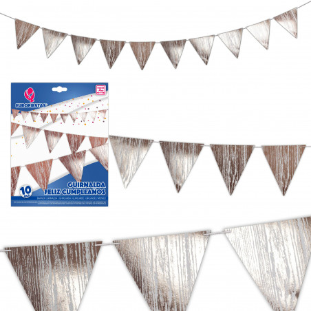 Guirlande collection stries or rose