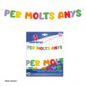 Guirlande lettres pour de nombreuses années couleurs