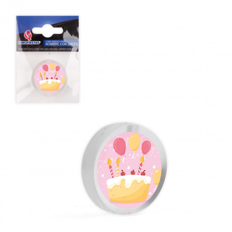 Gâteau rond avec nom