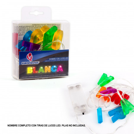 Nom LED blanche