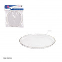 Petit plateau rond en plastique de 19 cm