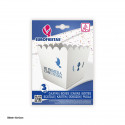 Boîte de pop-corn petite 3pcs communion bleu colombes