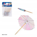 Topper parapluie transparent 6pcs