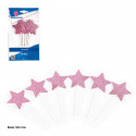 Toppers d'étoile rose pour la décoration d'événements