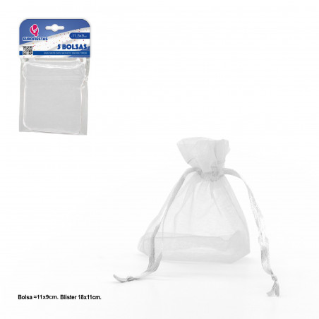 Sac polyester 5 115x90mm blanc