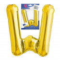 Ballon en foil lettre w hauteur 80 cm.