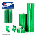 Serpentins métalliques verts 36 rouleaux