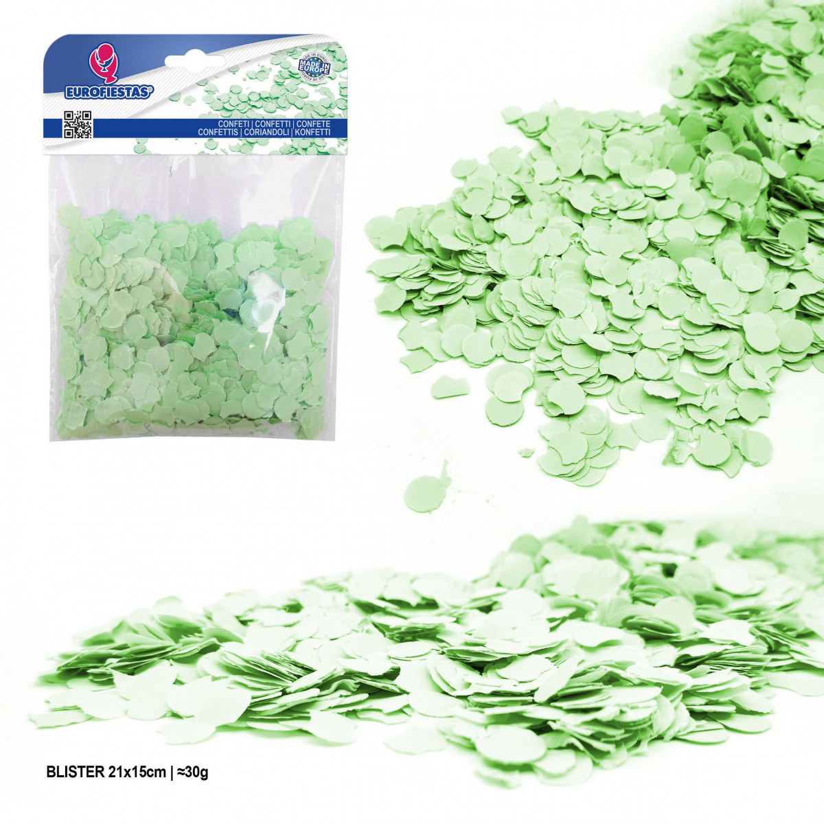 Confetti blister 30g vert
