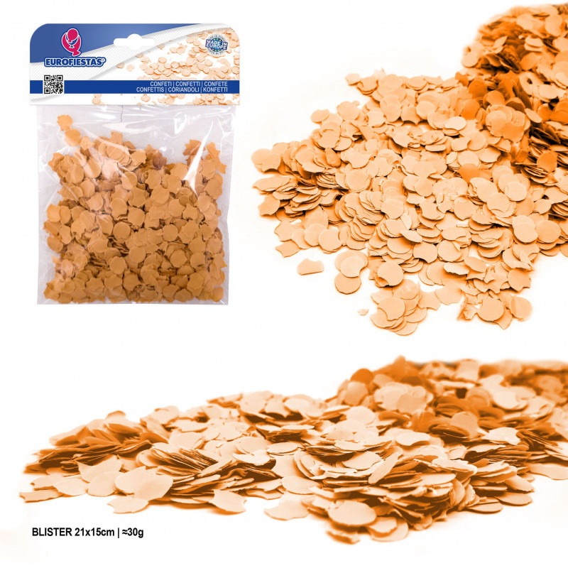 Confetti blister 30g orange