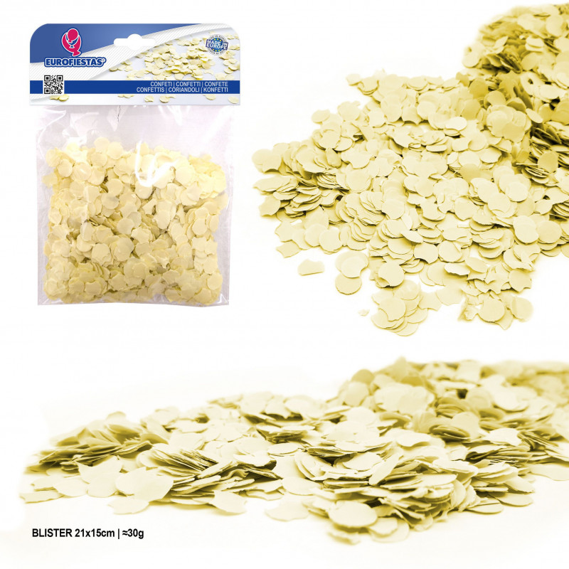 Confetti blister 30g jaune