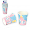 Verre pastel pour baby shower