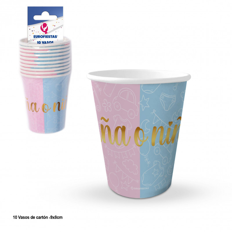 Vas de baby shower couleurs garçon ou fille