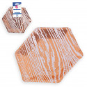 Plats collection veines or rose