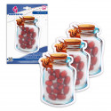 Sac zip 3pcs med écureuil pot
