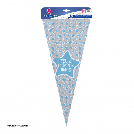 Sac de bonbons triangle 8 48x21 5 anniversaire