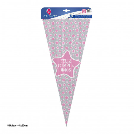 Sac de bonbons triangle 8 48x21 5 anniversaire
